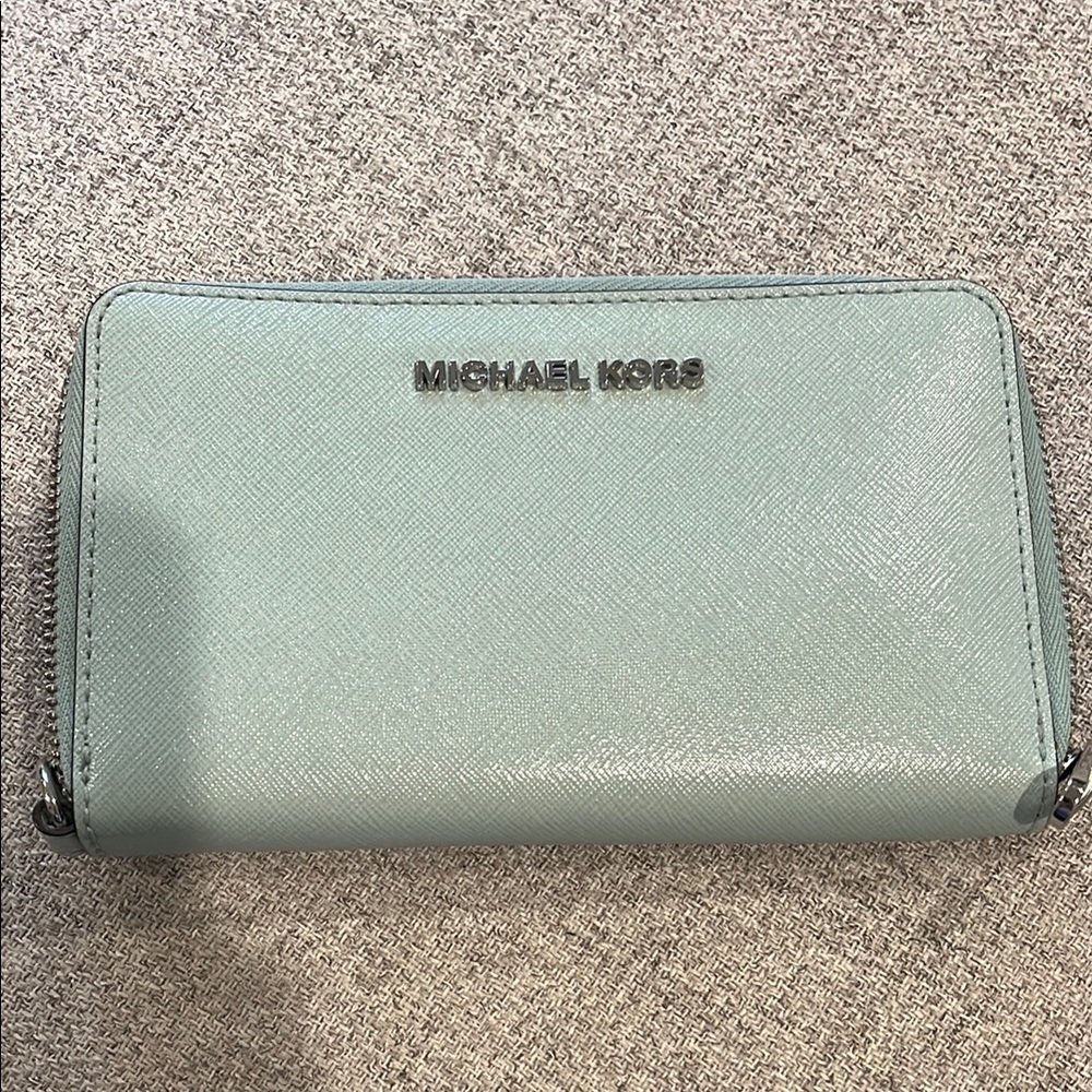 Michael Kors Mint Green Wallet